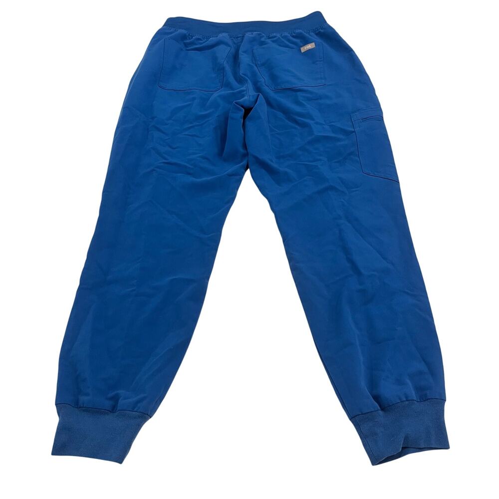 FIGS Scrub Set Casma top and HW Zamora Jogger Bottoms Royal Blue Medium Petite - Picture 6 of 7